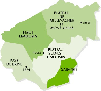 carte correze